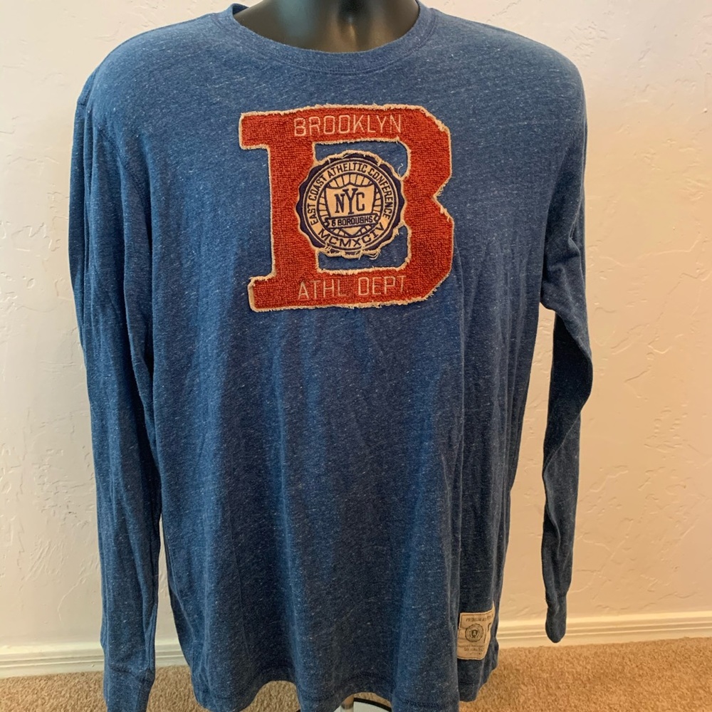 Old Navy Blue Long Sleeve Shirt Size Medium